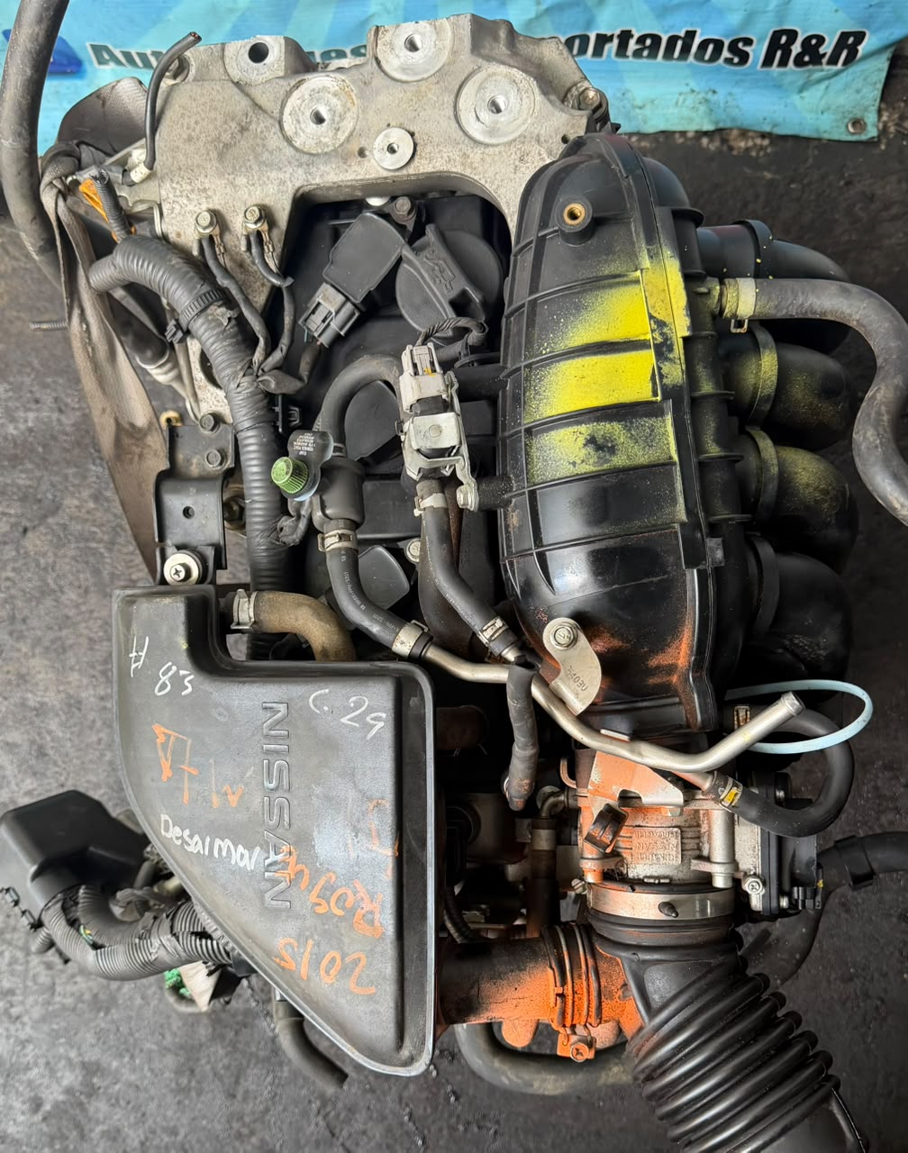 MOTOR QR25 COMPLETO NISSAN ROGUE 2015 2.5 ROG152C2901
