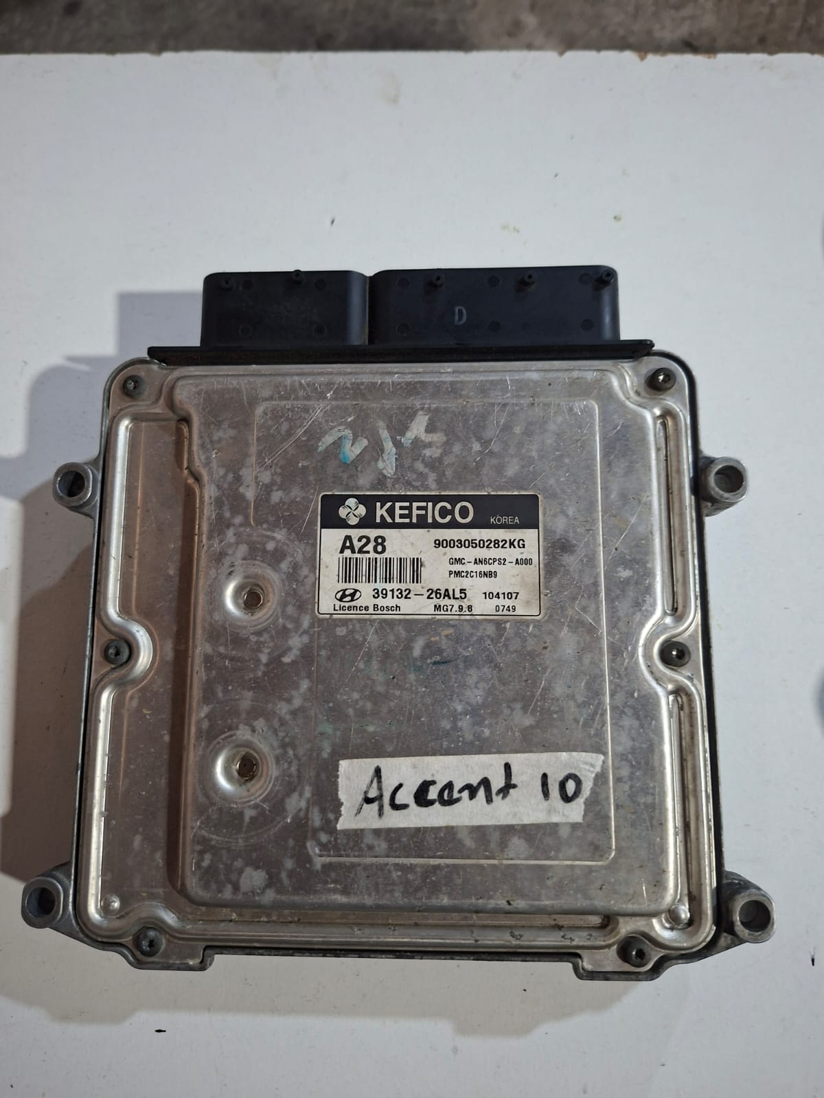 COMPUTADORA HYUNDAI ACCENT 2010 A28 39132-26AL5