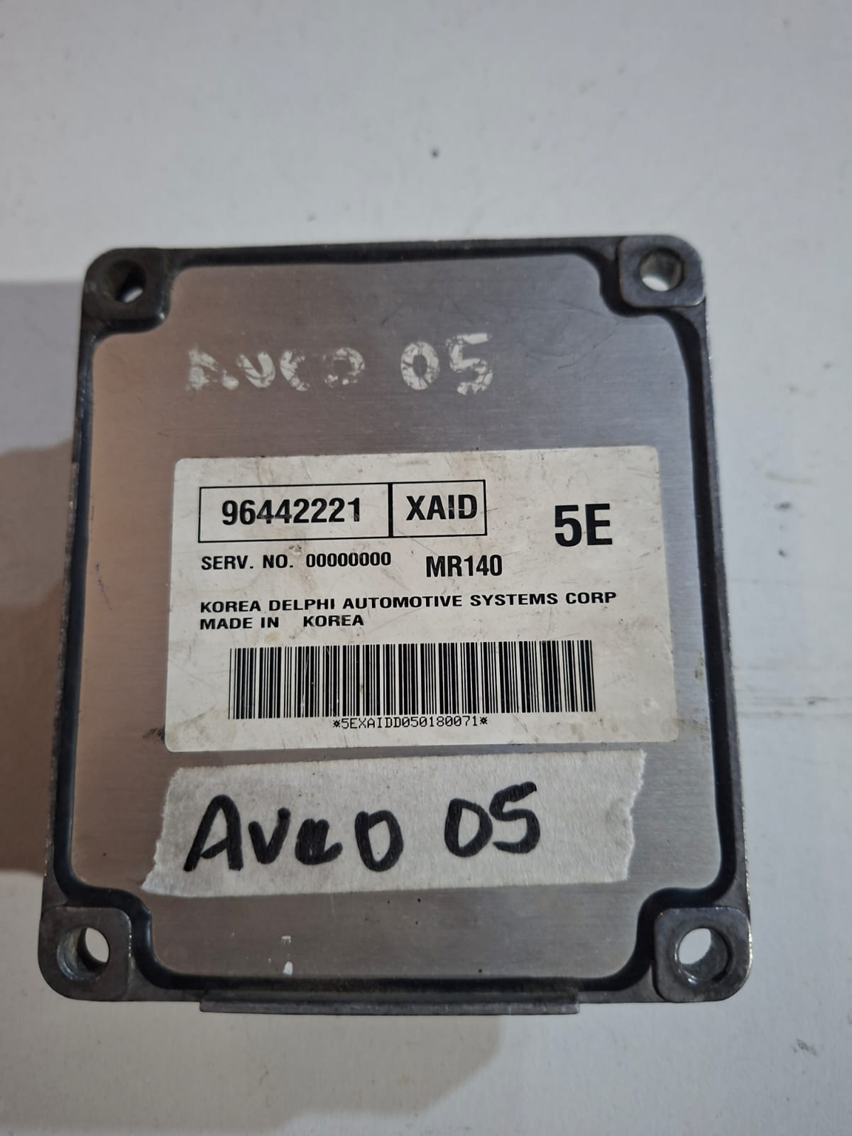 COMPUTADORA CHEVROLET AVEO 2005 5E 96442221