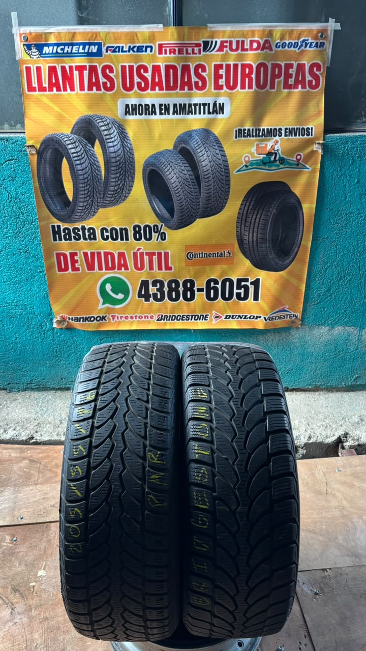 PAR DE LLANTAS 20/55/16 BRIDGESTONE