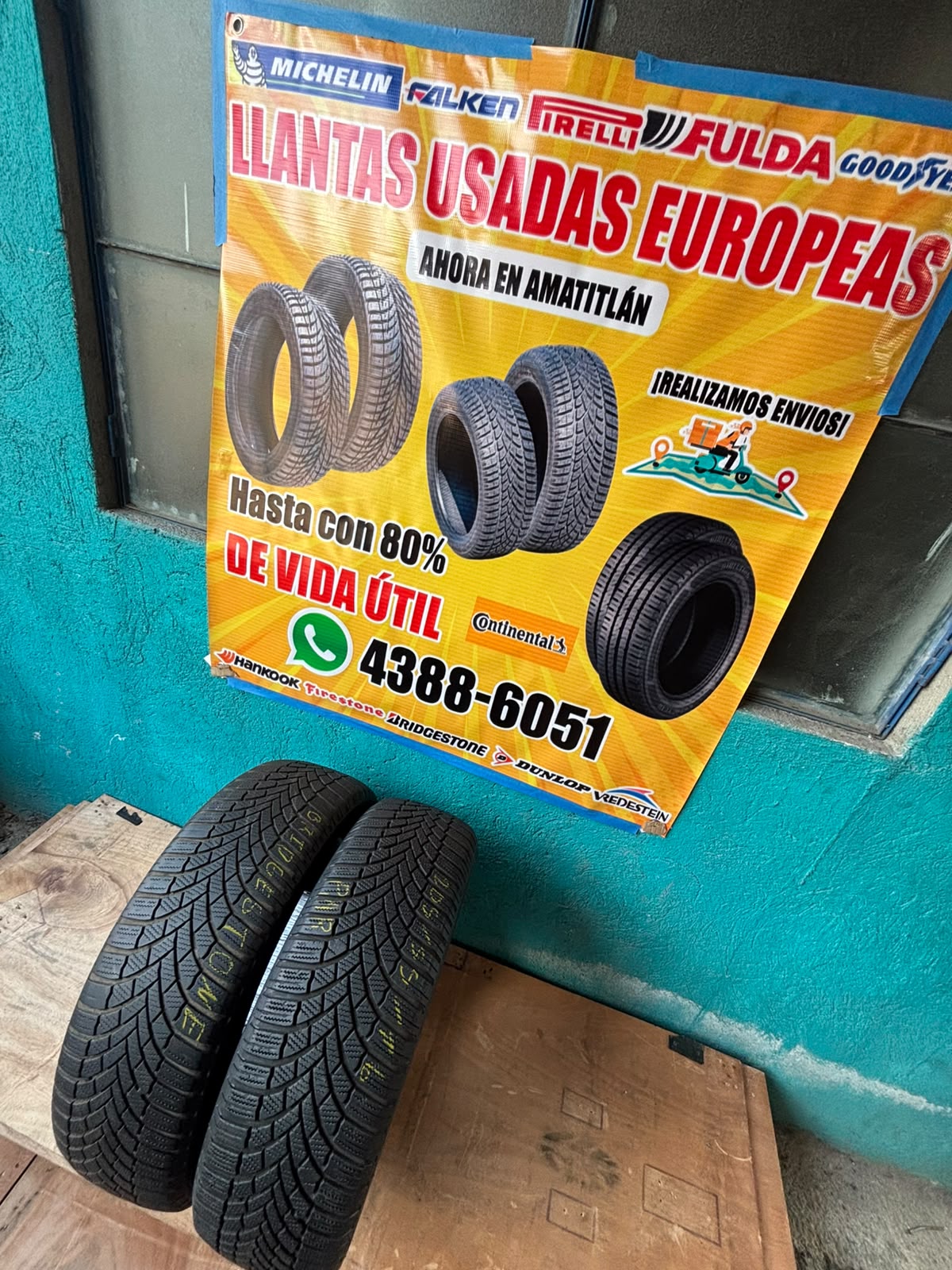 PAR DE LLANTAS 205/55/15 BRIDGESTONE