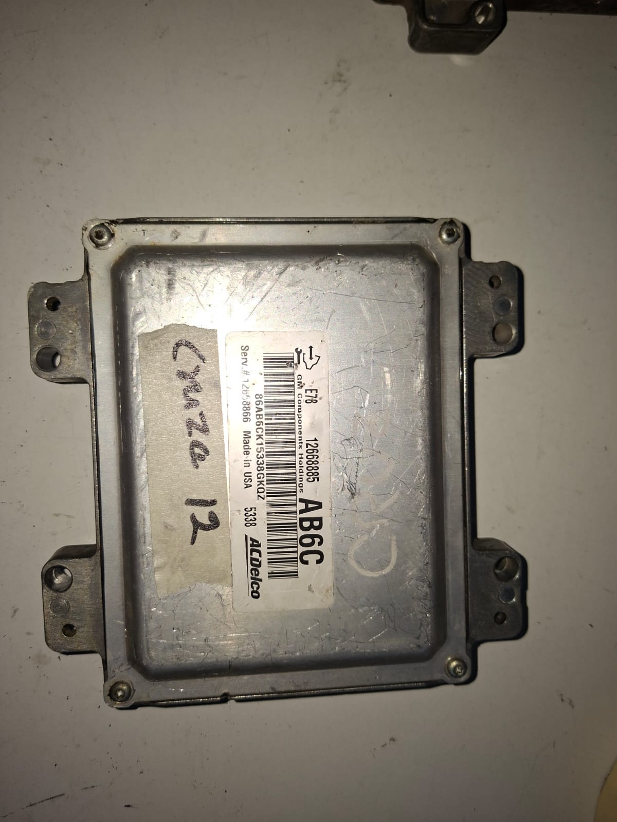 COMPUTADORA CHEVROLET CRUZE 2012 AB6C E78 12668885