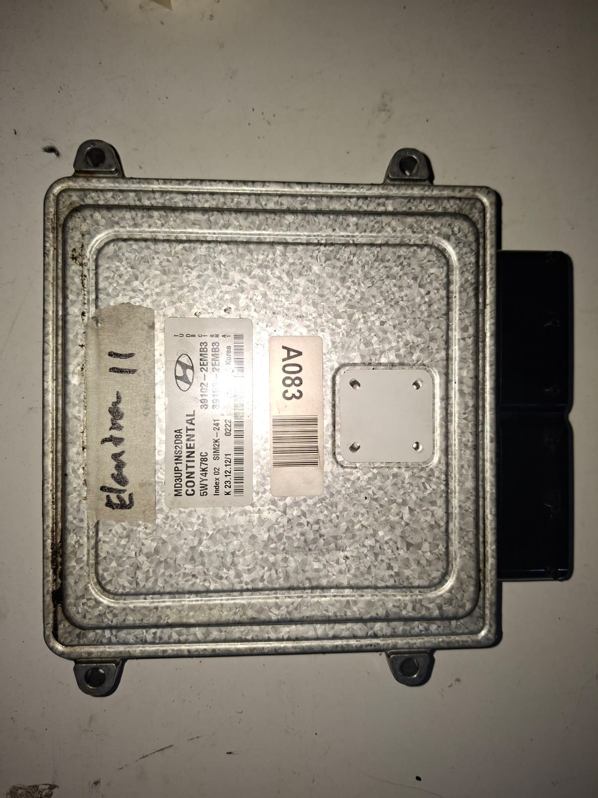 COMPUTADORA HYUNDAY ELANTRA 2011 HUB A083 39102-2EMB3