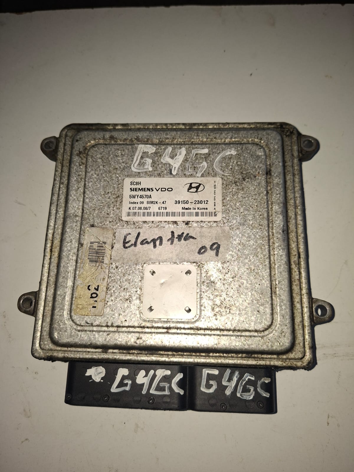 COMPUTADORA HYUNDAI ELANTRA 2009 HB4 R62 39150-23012