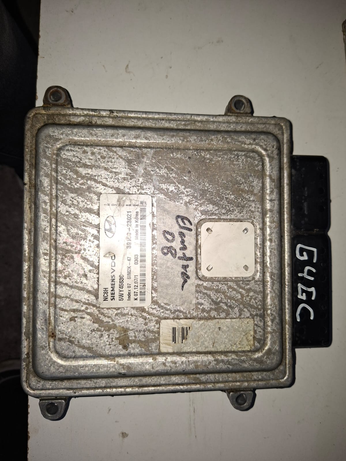 COMPUTADORA HYNDAI ELANTRA 2008 NC8H 39150-23021