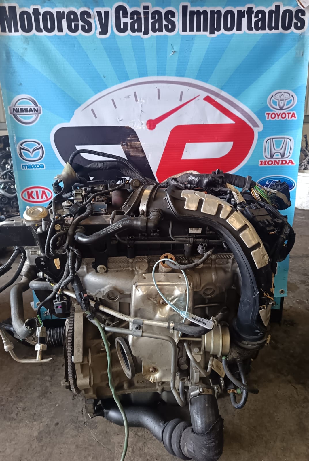 MOTOR EUB92 COMPLETO TURBO FORD ESCAPE2014 ESC14C2901