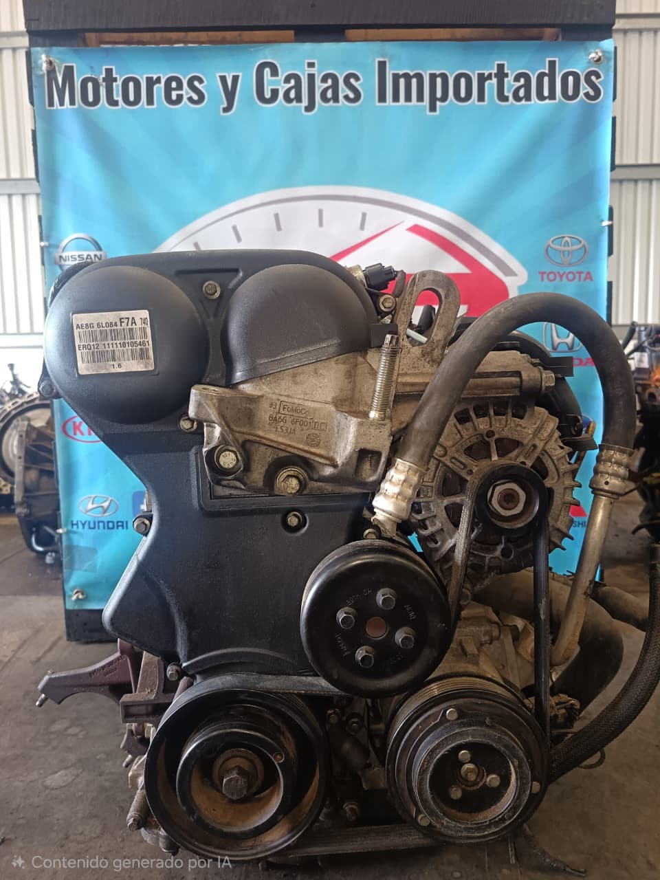 MOTOR EM COMPLETO FOR FIESTA 2016 1.6 FIE16C2601