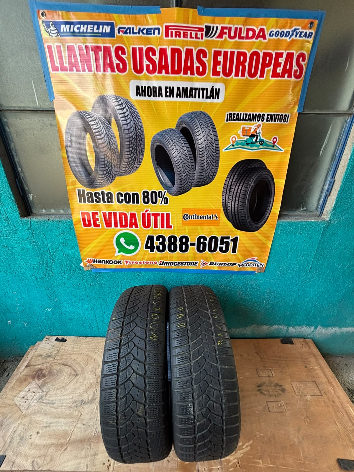 PAR DE LLANTAS 215/55/16 FIRESTONE