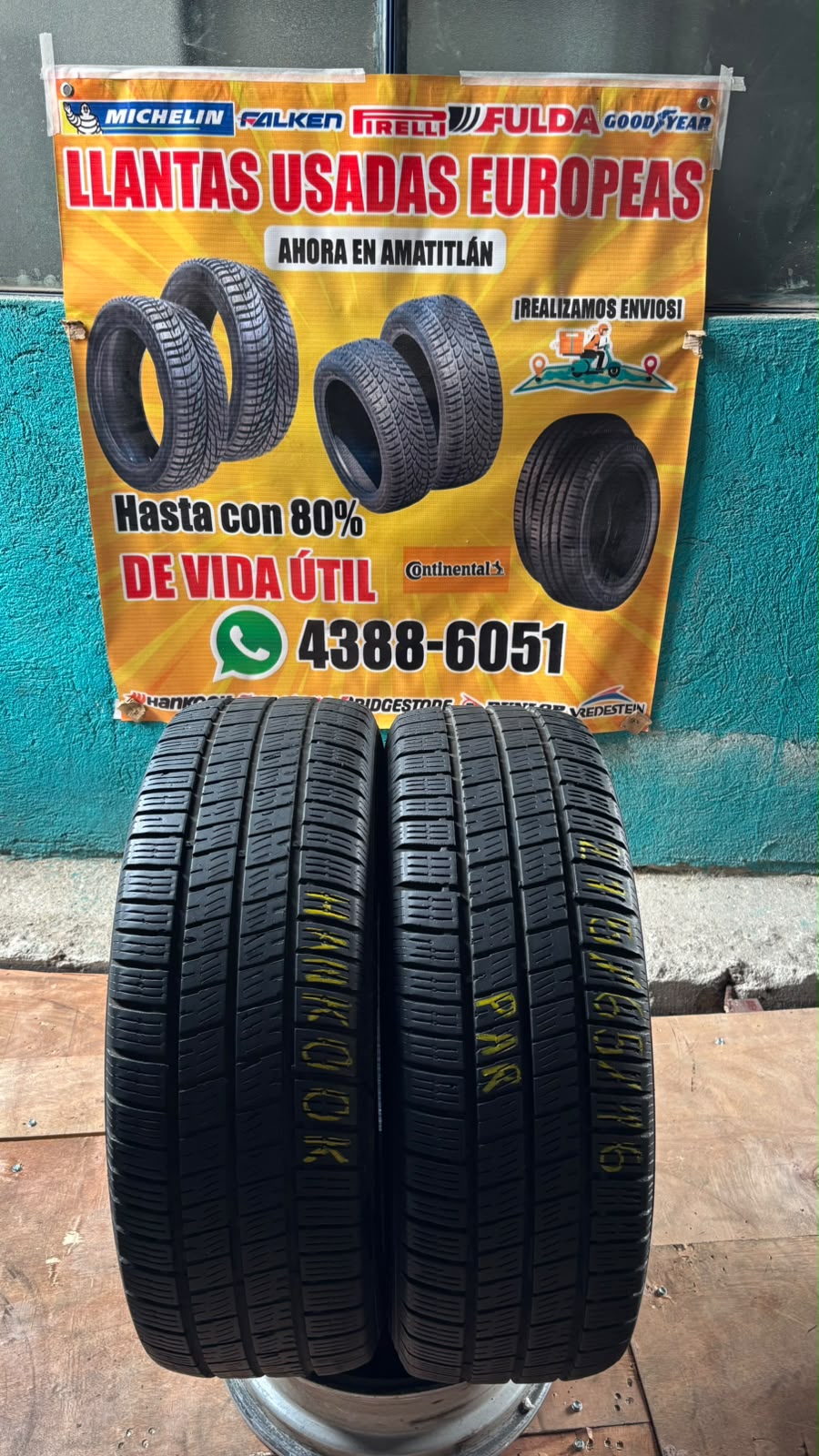 PAR DE LLANTAS 215/65/16 HANKOOK
