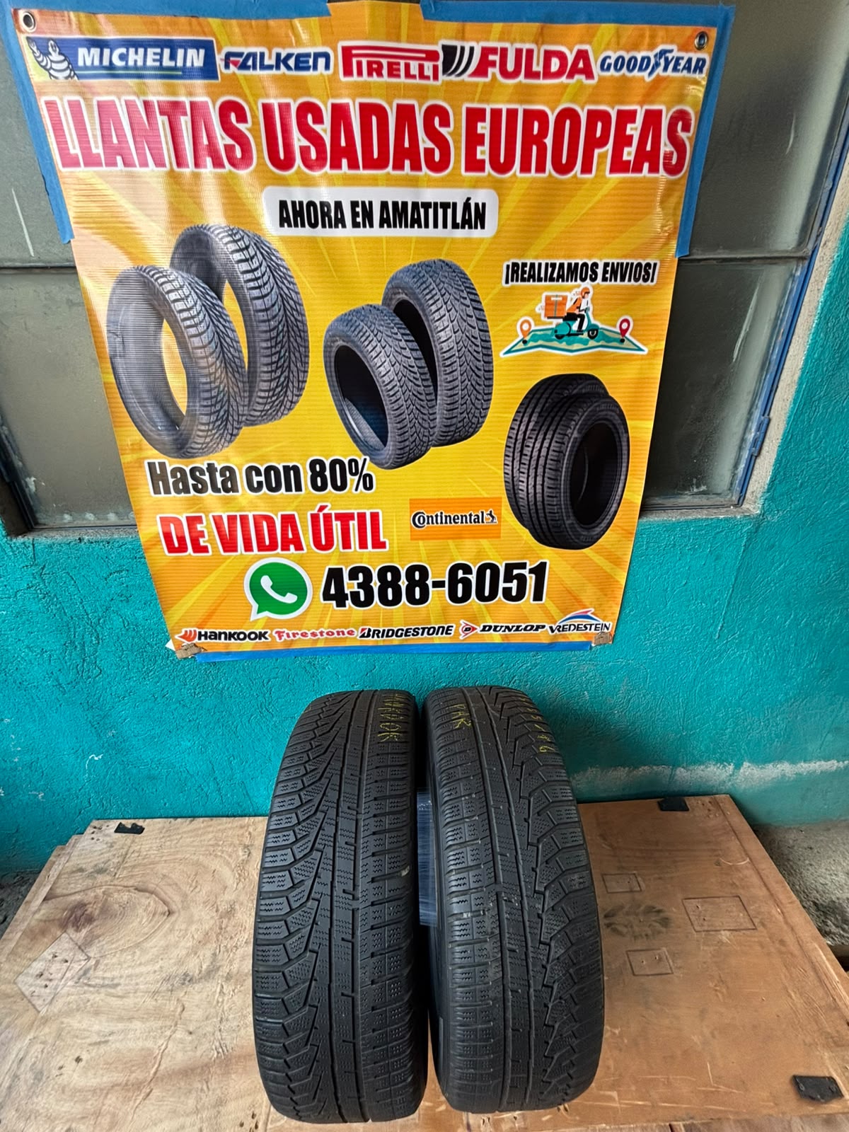 PAR DE LLANTAS 215/55/16 HANKOOK