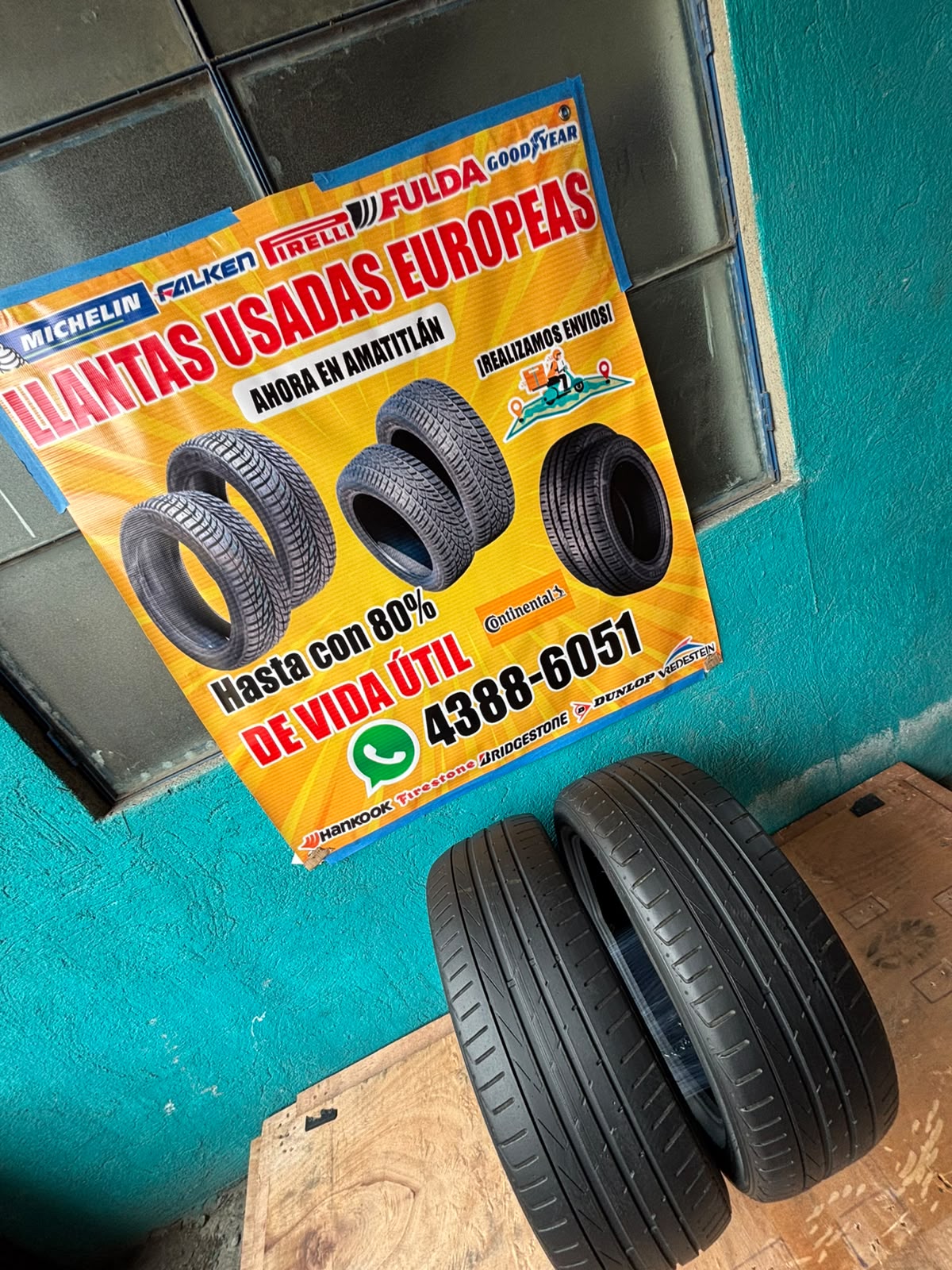 PAR DE LLANTAS 225/45/17 HANKOOK