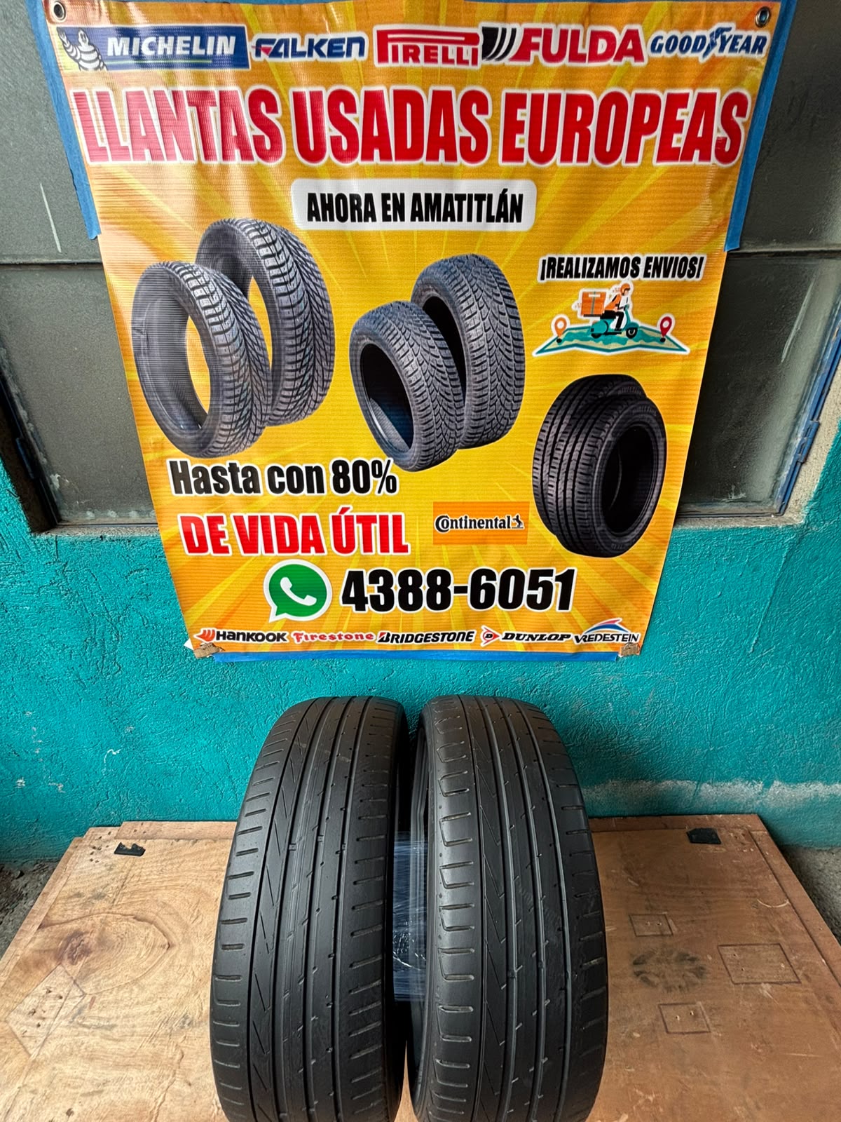 PAR DE LLANTAS 225/45/17 HANKOOK