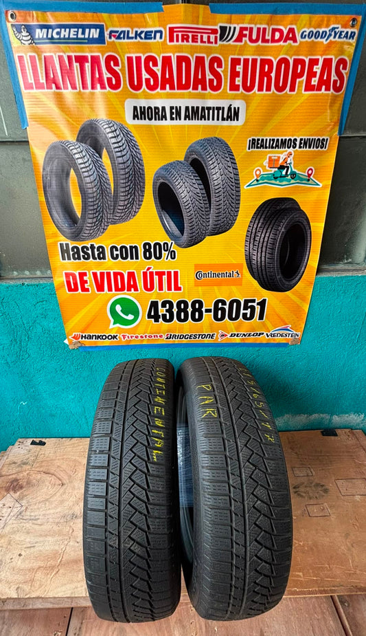 PAR DE LLANTAS 215/65/17 CONTINENTAL