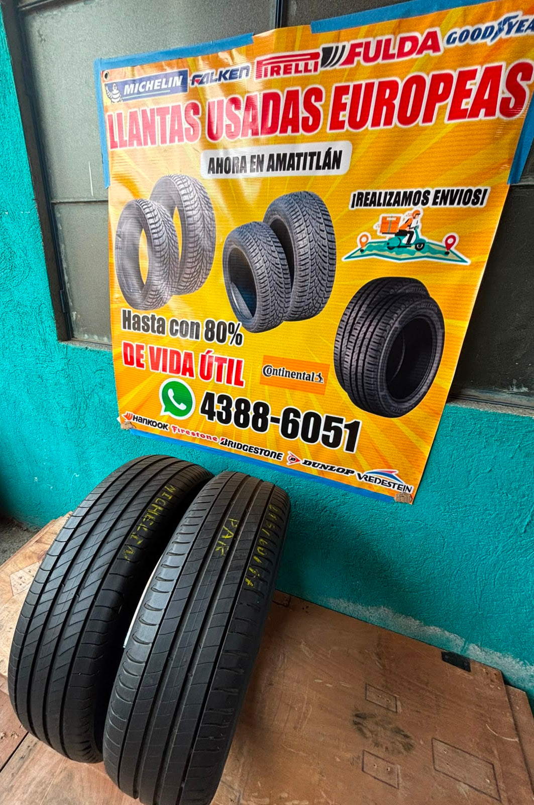PAR DE LLANTAS 215/60/17 MICHELIN