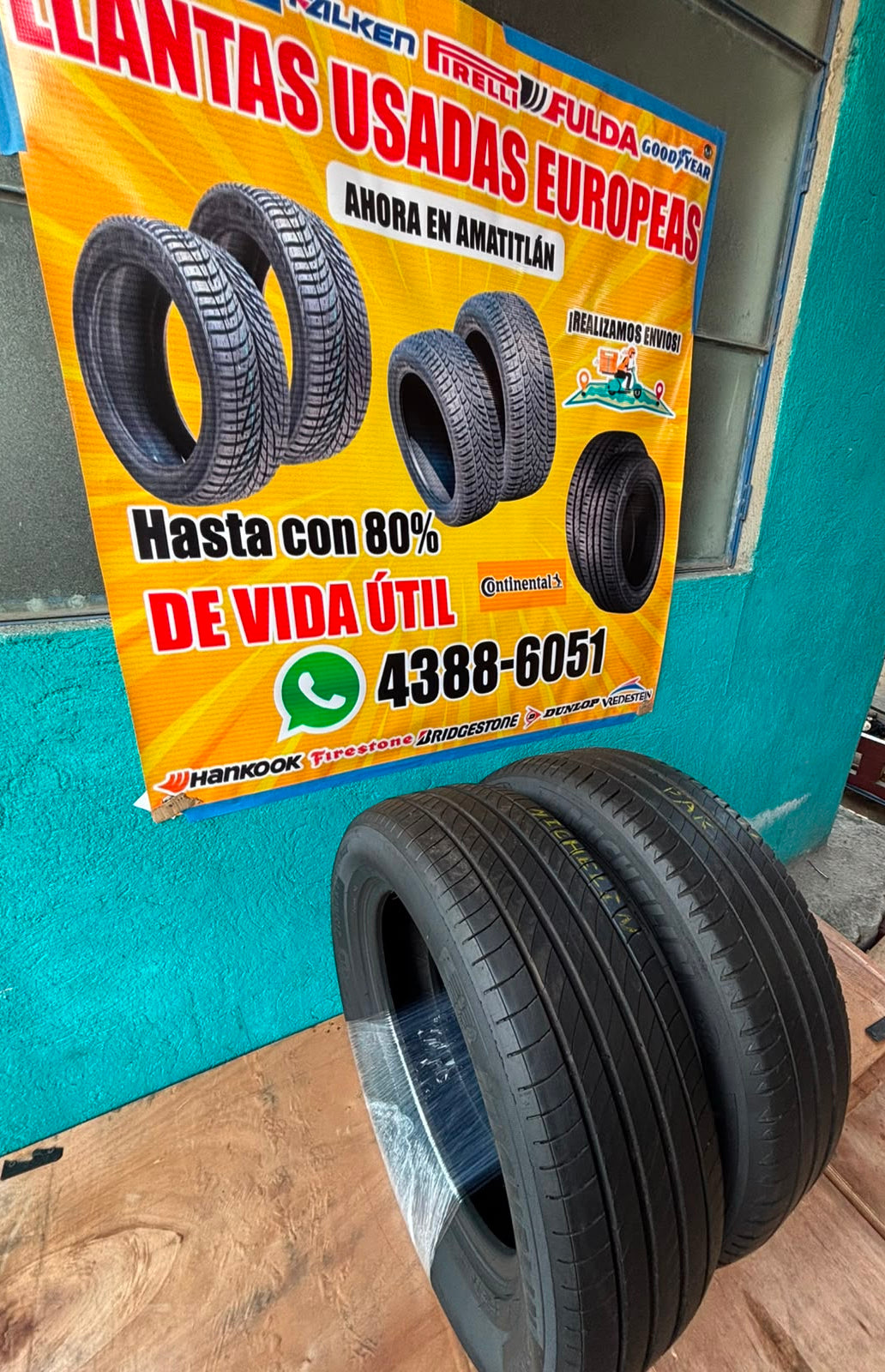 PAR DE LLANTAS 215/60/17 MICHELIN