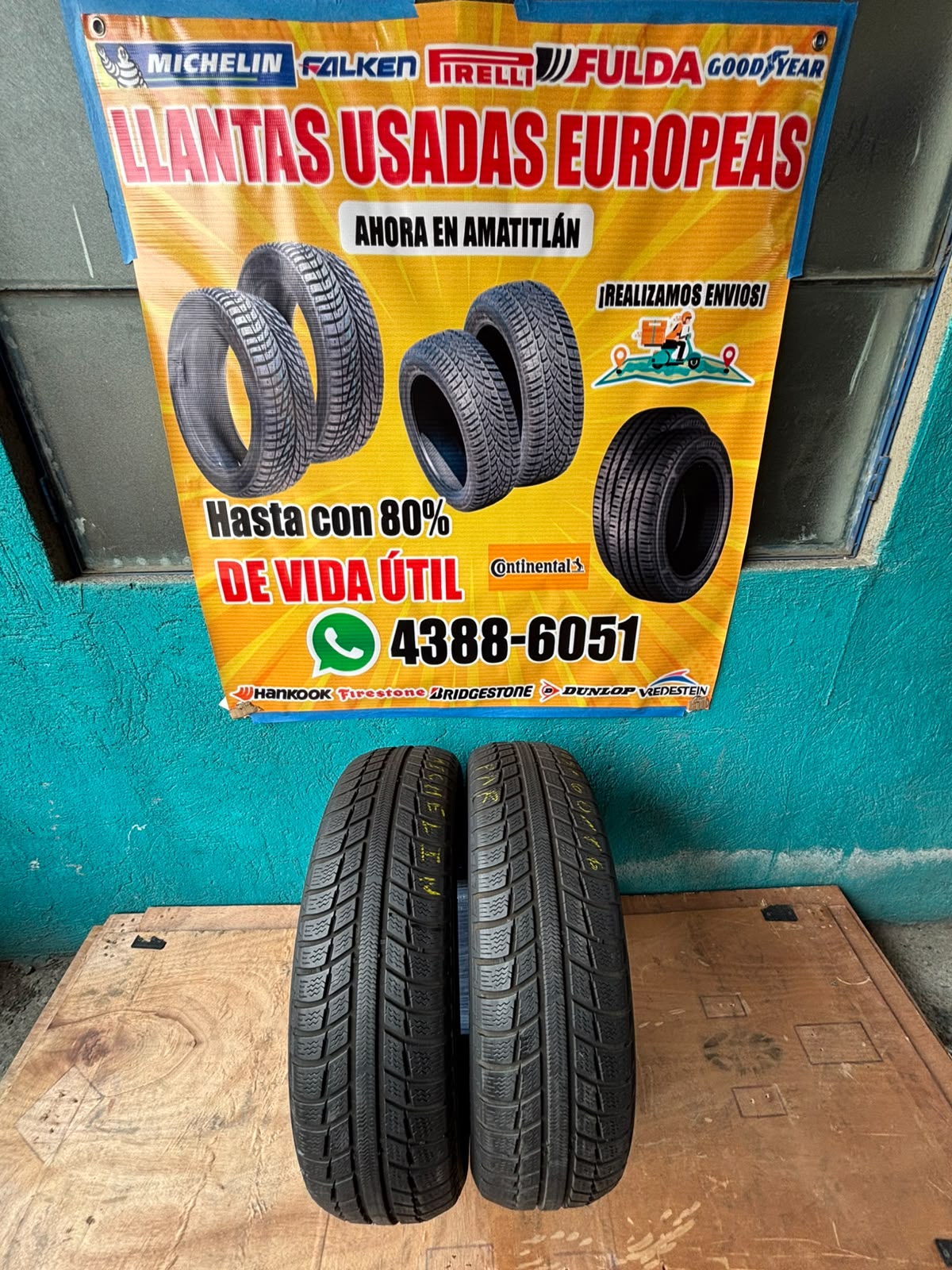 PAR DE LLANTAS 205/60/16 MICHELLIN