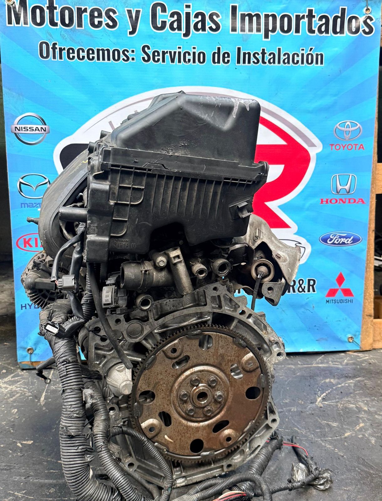 MOTOR HR16 COMPLETO NISSAN VERSA 2013 1.6 VER13C1401