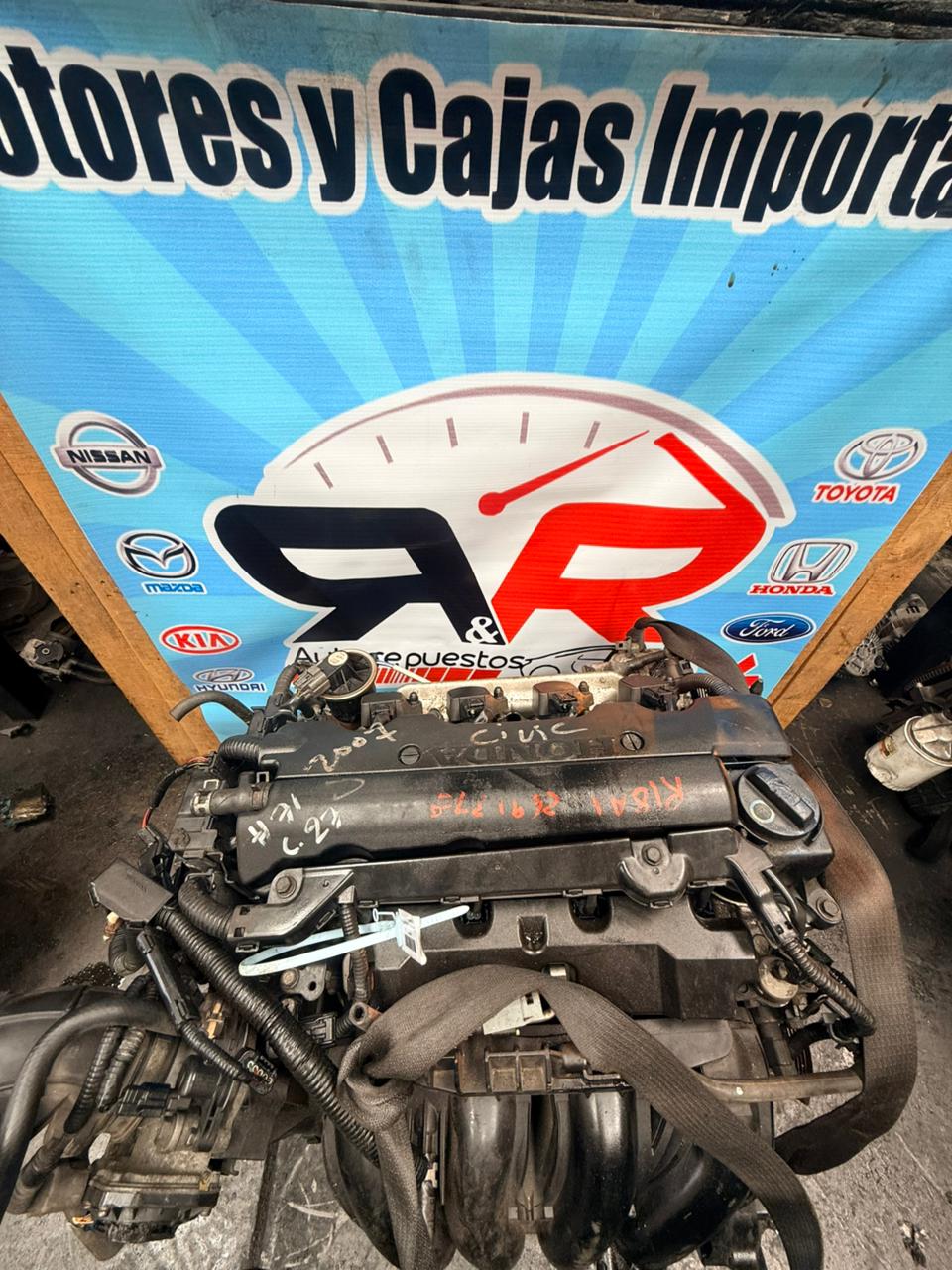 MOTOR R18A1 COMPLETO HONDA CIVIC 2007 1.8 CIV07C2701
