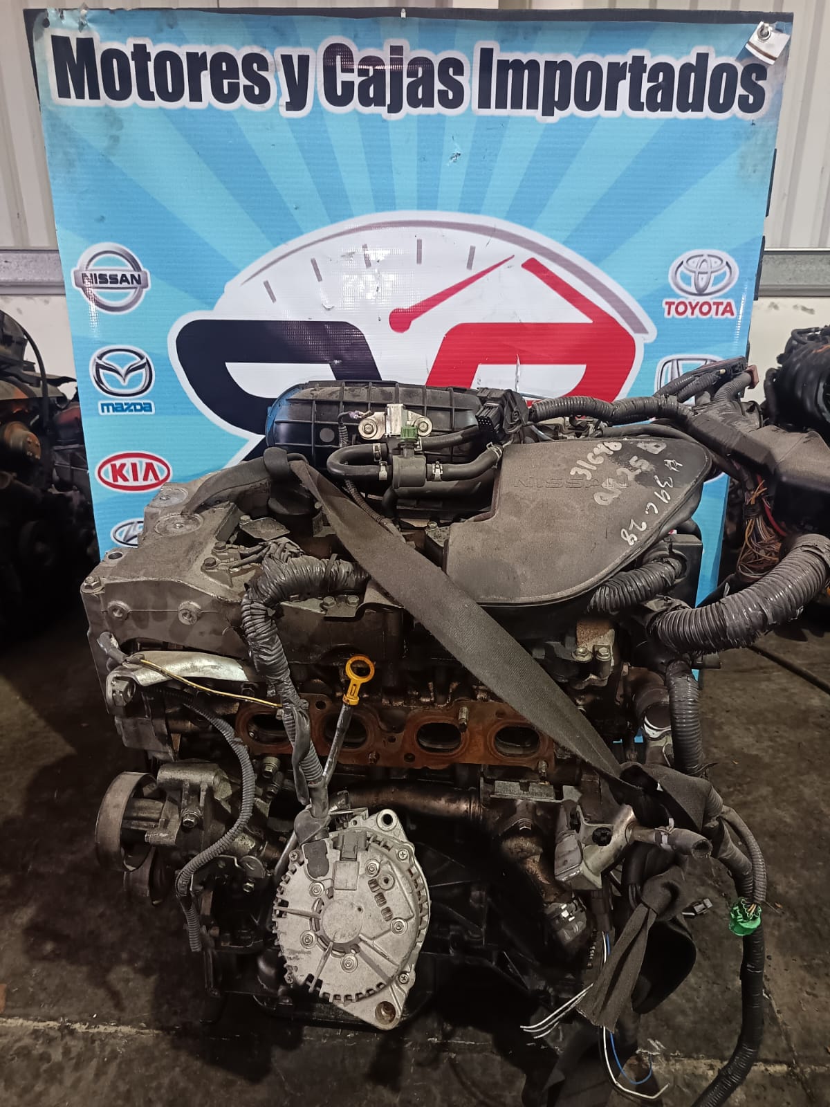 MOTOR QR25 COMPLETO NISSAN ROGUE 2012 2.5 ROG12C2801