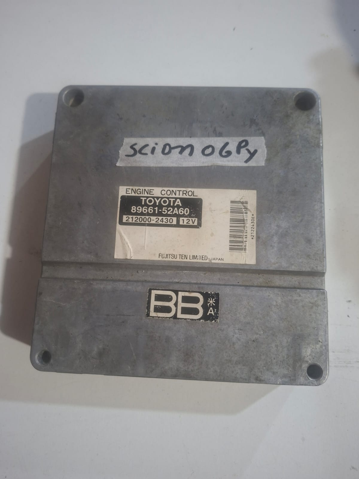 COMPUTADORA TOYOTA SCION 2006 BB 89661-52A60