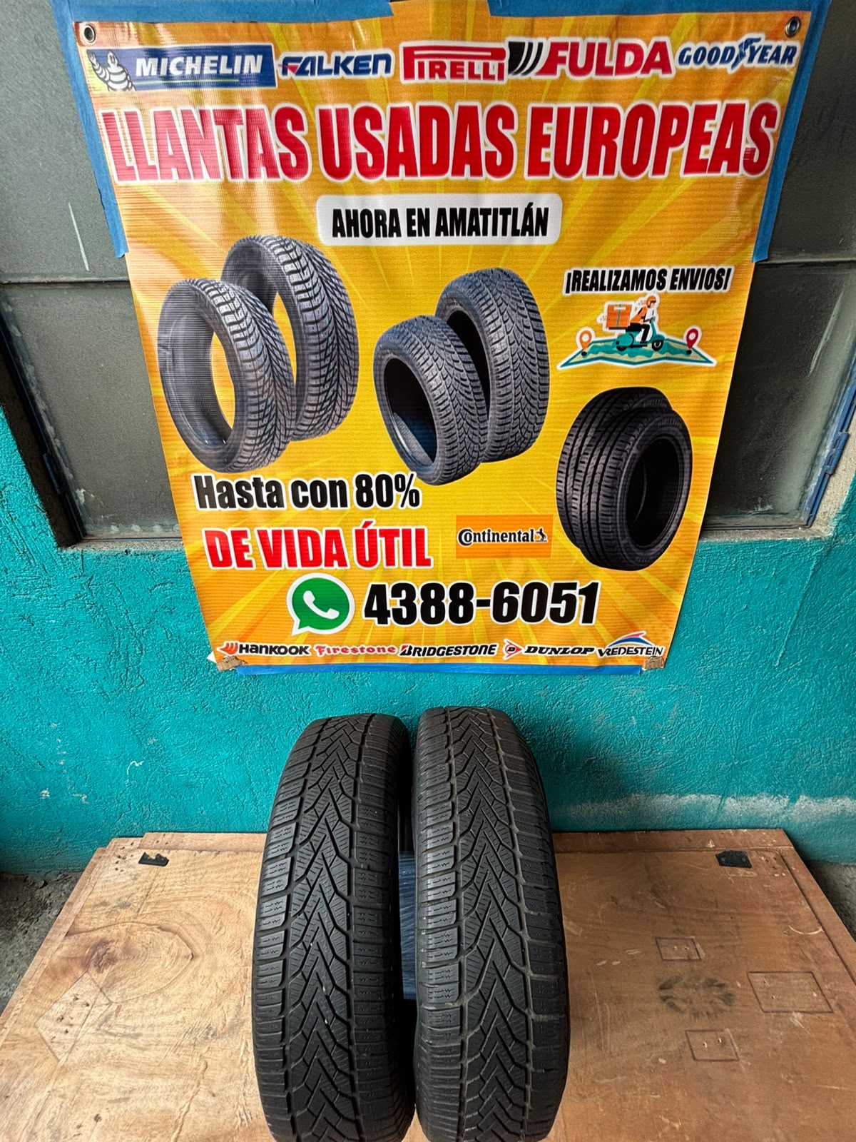 PAR DE LLANTAS 195/65/15 SEMPERITO