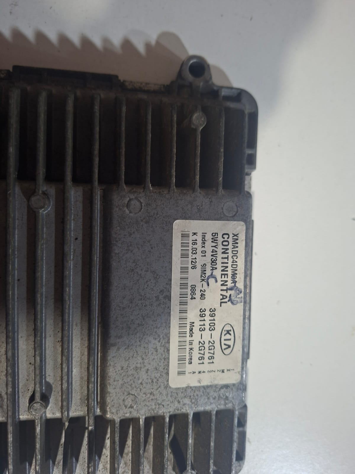 COMPUTADORA KIA SORENTO 2013 G761 39103-2G761