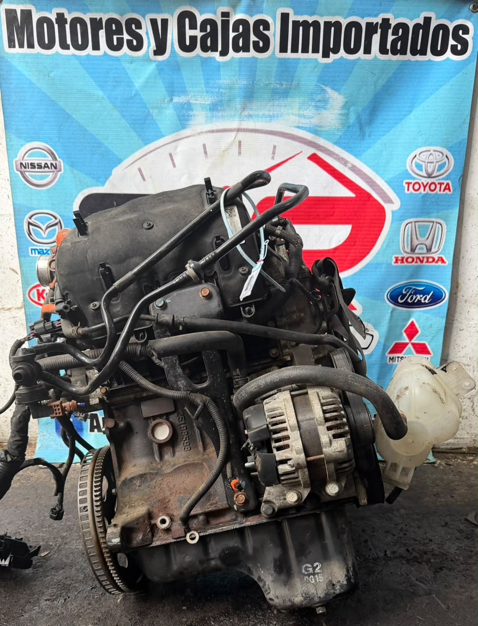 MOTOR COMPLETO CHEVROLET SPARK 2015 1.2 SPA15C2901