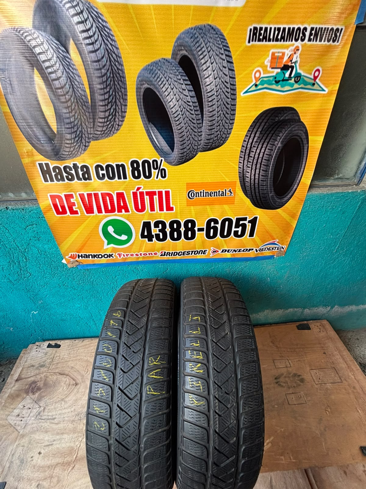 PAR DE LLANTAS 215/60/16 PIRELLI