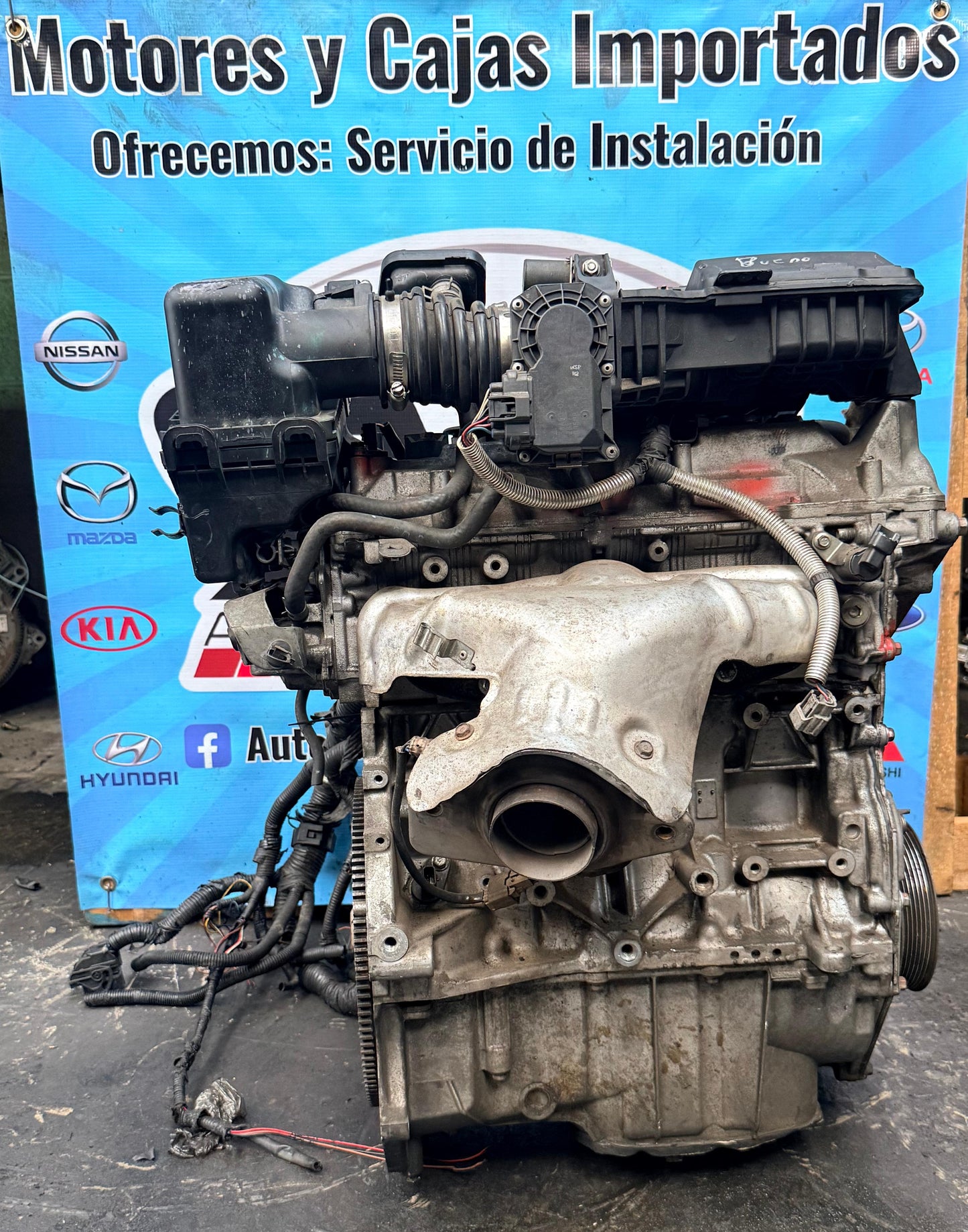 MOTOR HR16 NISSAN CUBE 2011 COMPLETO (2 INYECTORES POR CILINDRO)