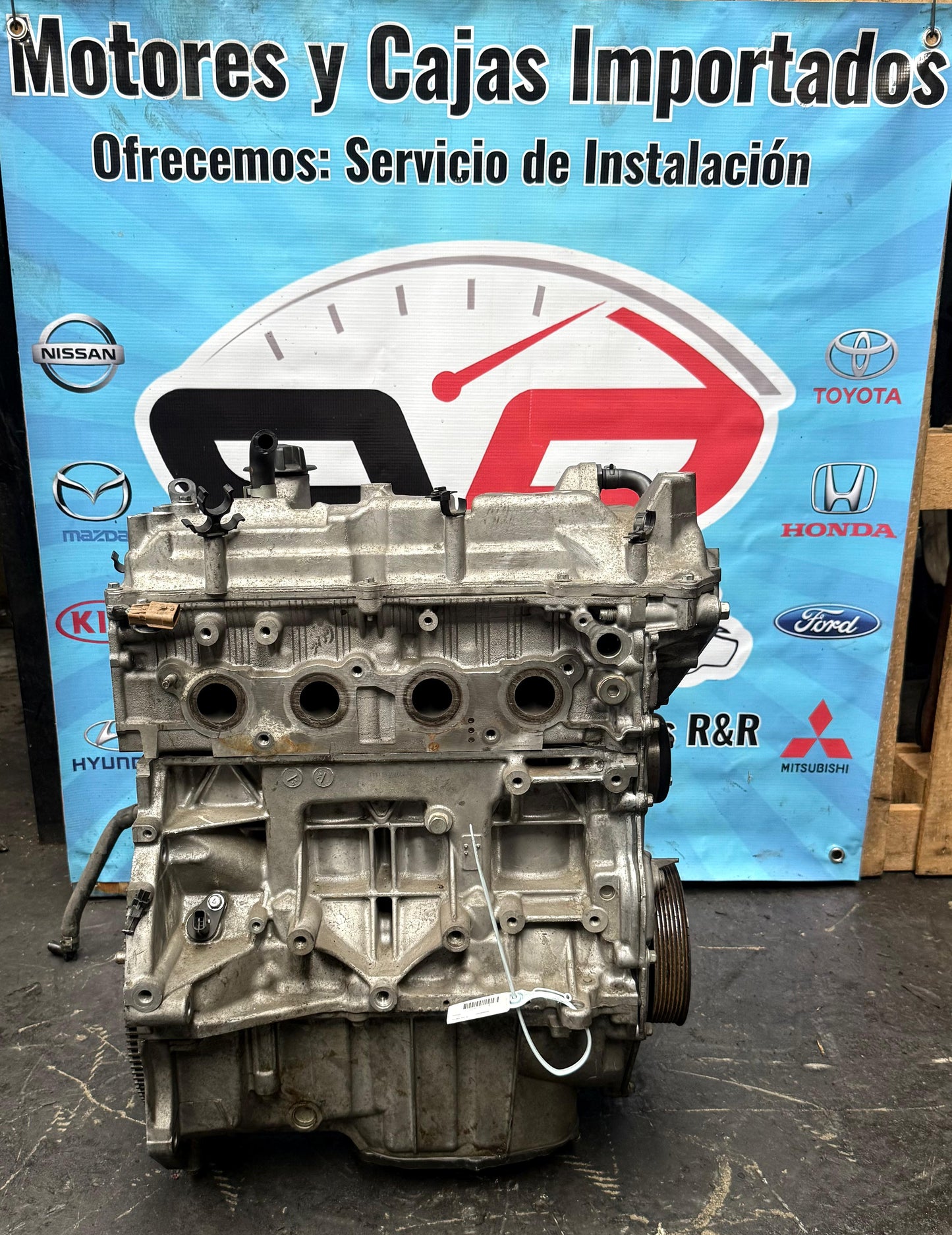 MOTOR HR16 NISSAN VERSA 2013 1.6 (2 INYECTORES POR CILINDRO)