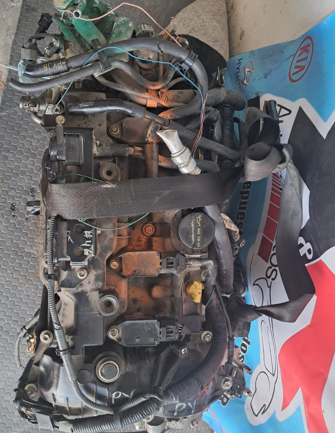 MOTOR PY MAZDA CX9 2017 2.5  COMPLETO TERMOSTATO ELÉCTRICO